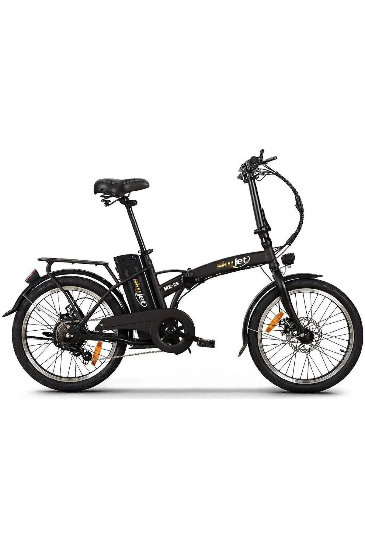 Skyjet MX25 Katlanır Elektrikli Bisiklet Siyah