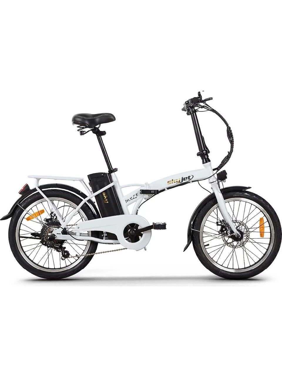 Skyjet MX25 Katlanır Elektrikli Bisiklet Beyaz